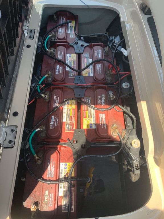 2016 YAHAMA GOLF CART Car CUSTOM PAINT 48 VOLT ELECTRIC TAN/black