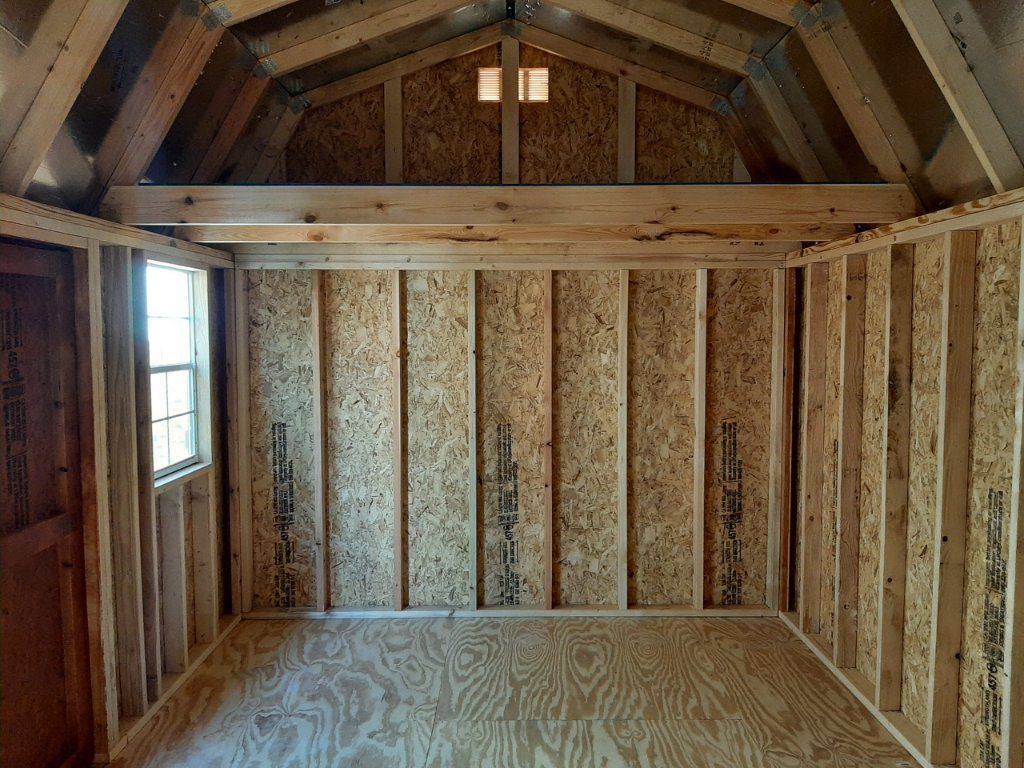 10x16 elite lofted barn storage building