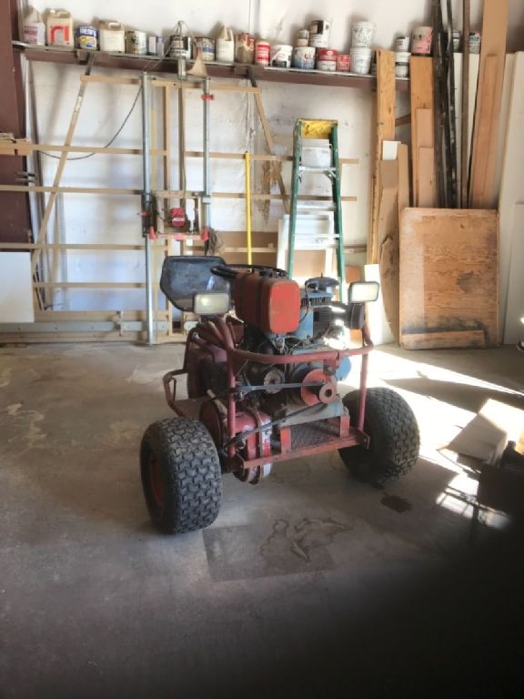 Antique 1960 Yazoo Riding Lawnmower Rare