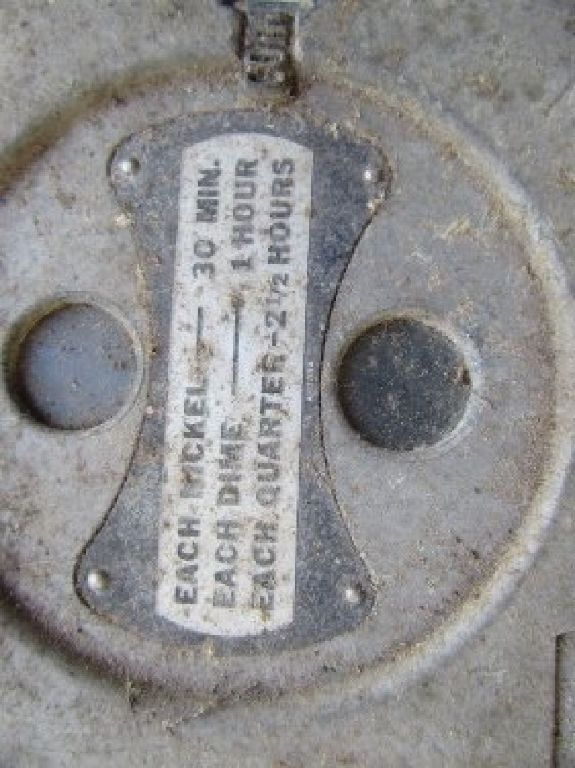 Old 1960's Parking Meters