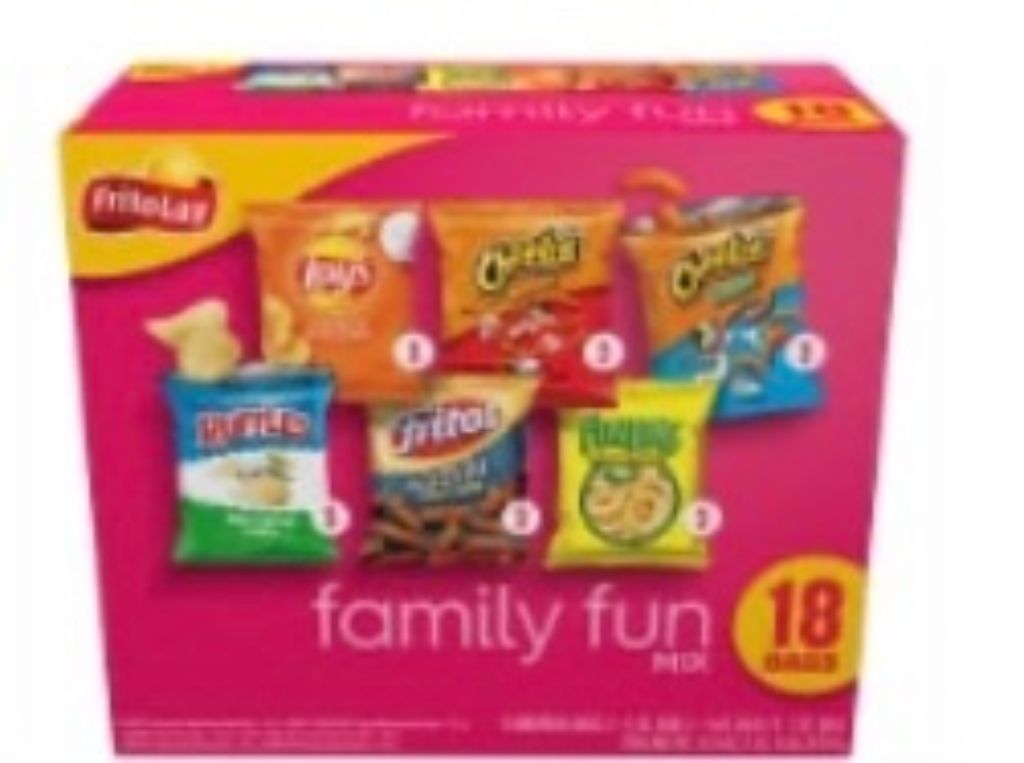 New!  18 Packs Frito Lay Family Fun Mix Snack Boxes!  $18.70 Ea.!