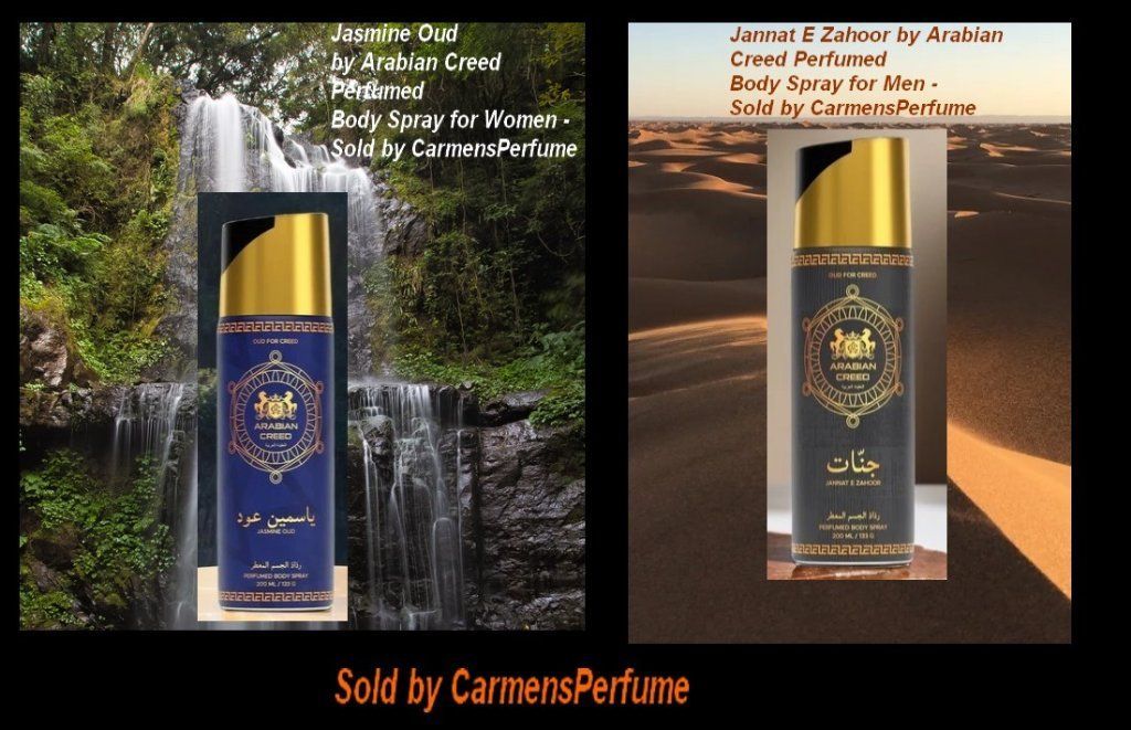 Jasmine Oud Arabia Creed perfumed body spray Arabian perfumes