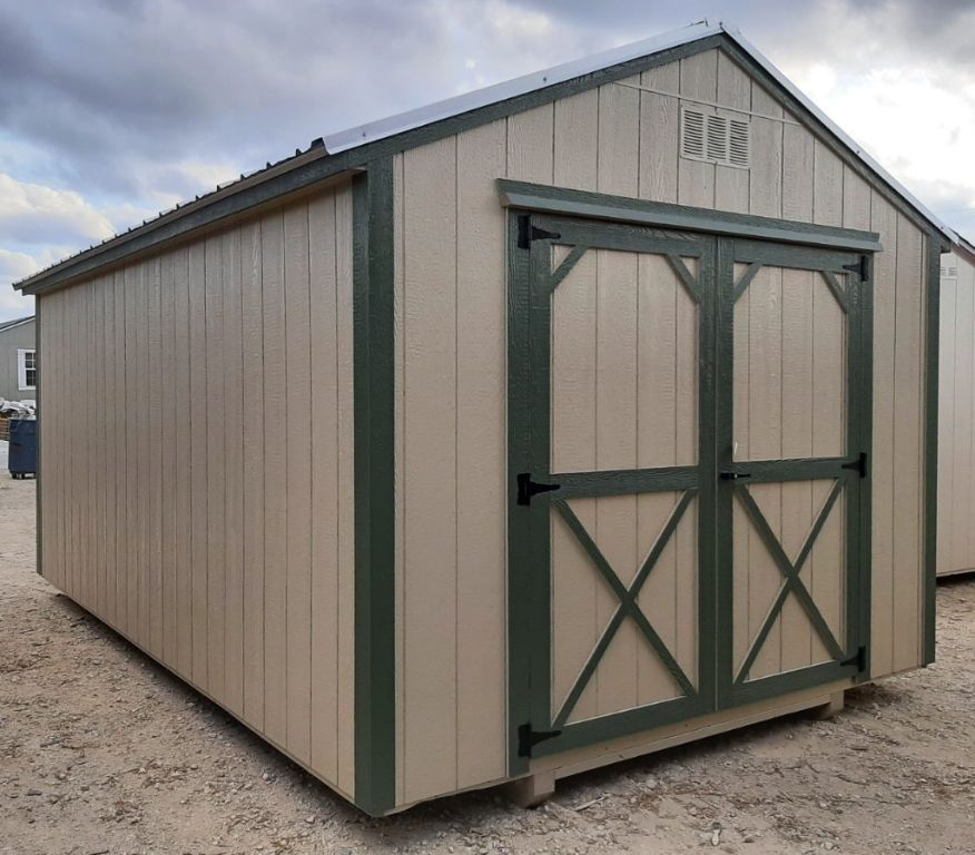 10x16 utility shed storage building