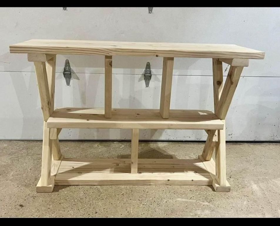 Handmade console Wooden Table