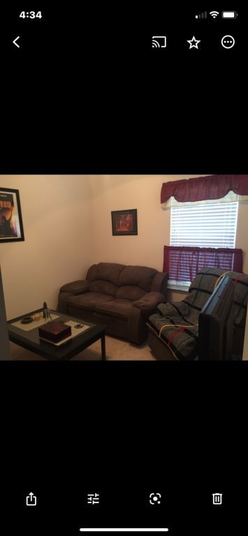 Private furnished Bedroom and Bathroom