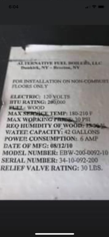 Wood Boiler Econoburn