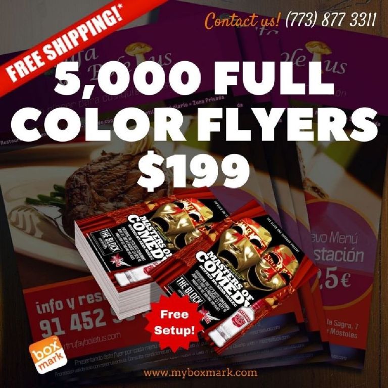 Cost of printing flyers | Boxmark