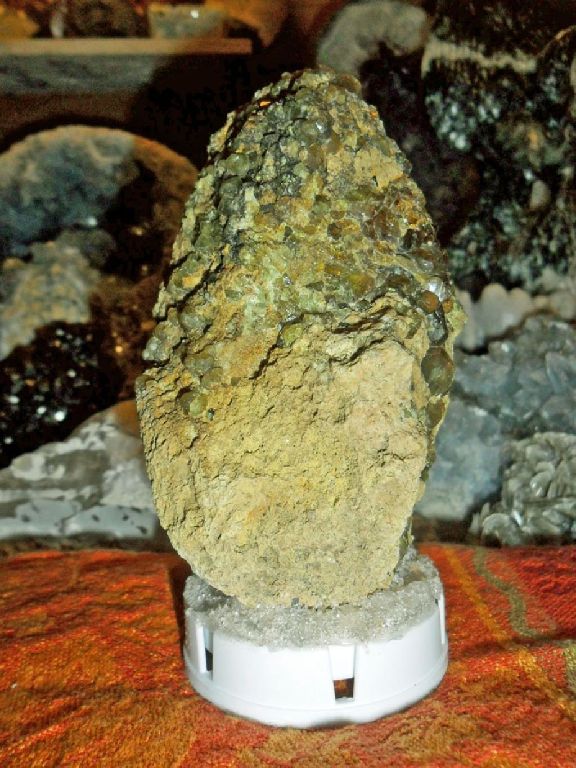 Exceptionally a Gorgeous and Beautiful 412 Grams Natural Green Demantoid Garnet Crystal Gemstone