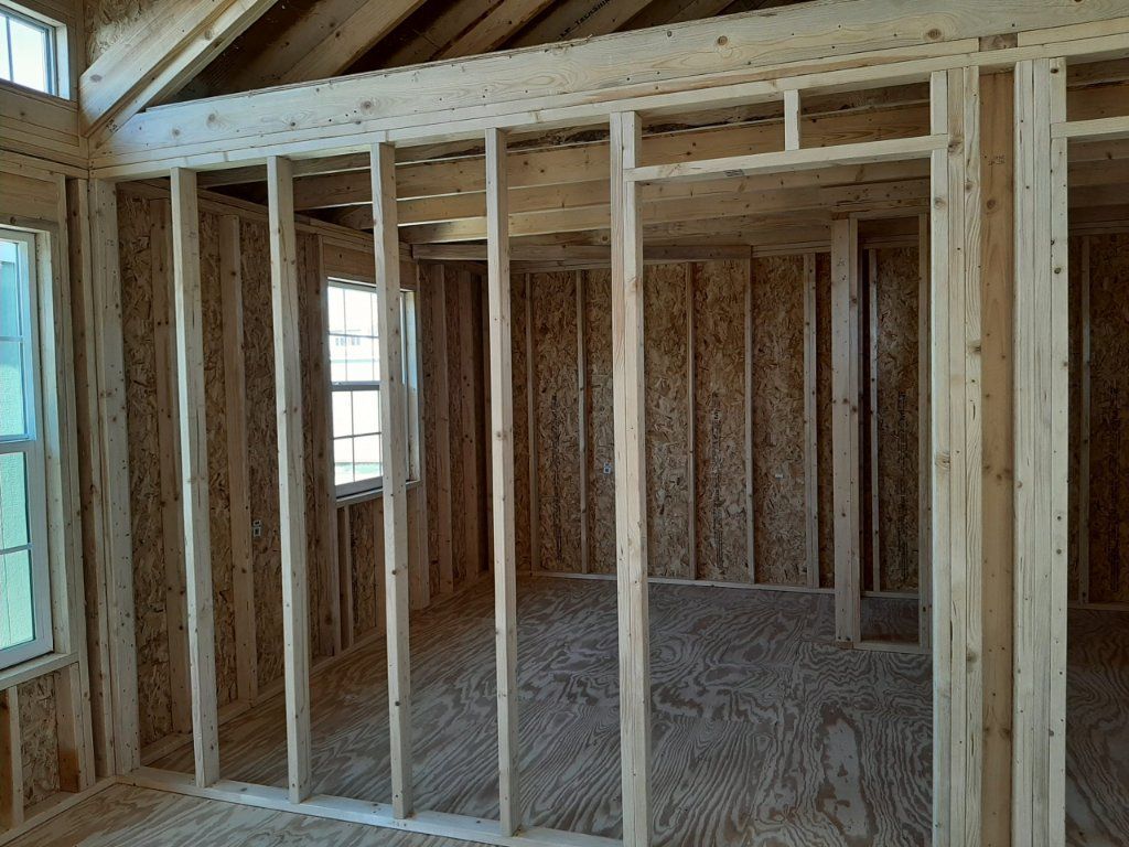 16x52 dormer cabin shell tiny house