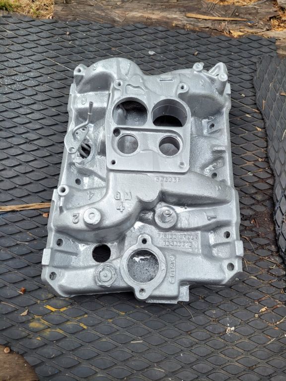 1977 Pontiac 350 400 455 Qjet 1x4 Intake Gm 525355