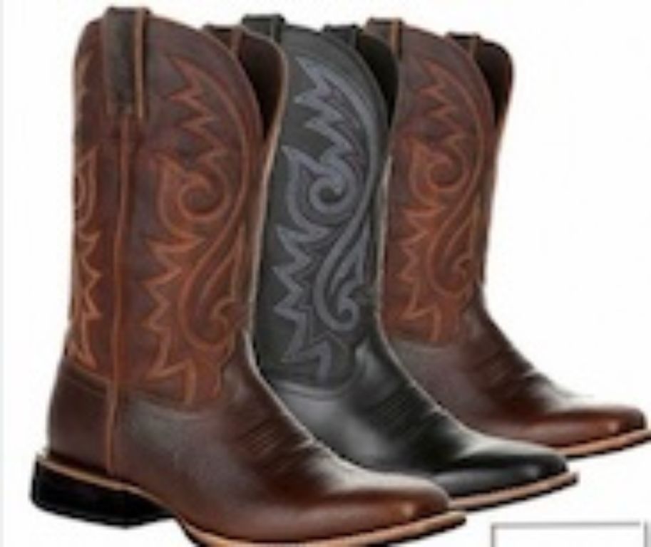 New!  Men’s Western Boots!  All Sizes!  Layaway!