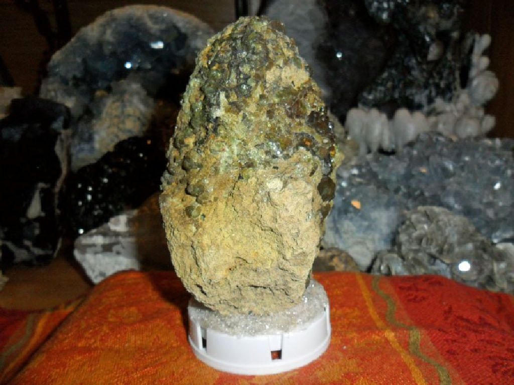 Exceptionally a Gorgeous and Beautiful 412 Grams Natural Green Demantoid Garnet Crystal Gemstone