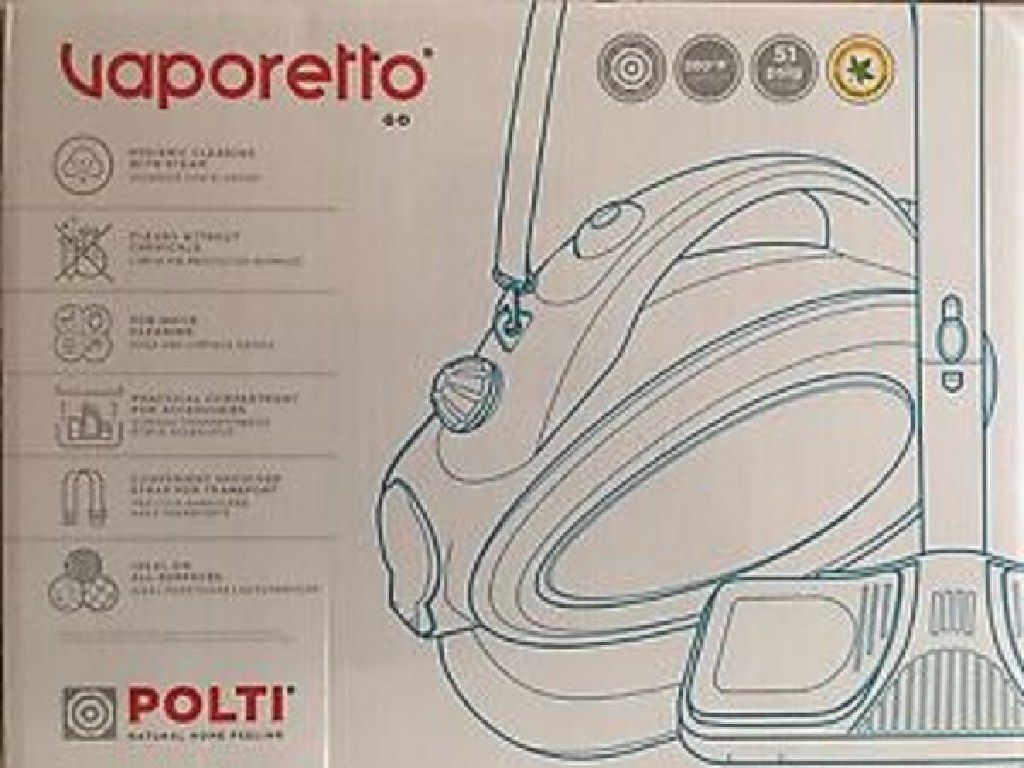 New!!! POLTI VAPORETTO Go Steam Cleaner