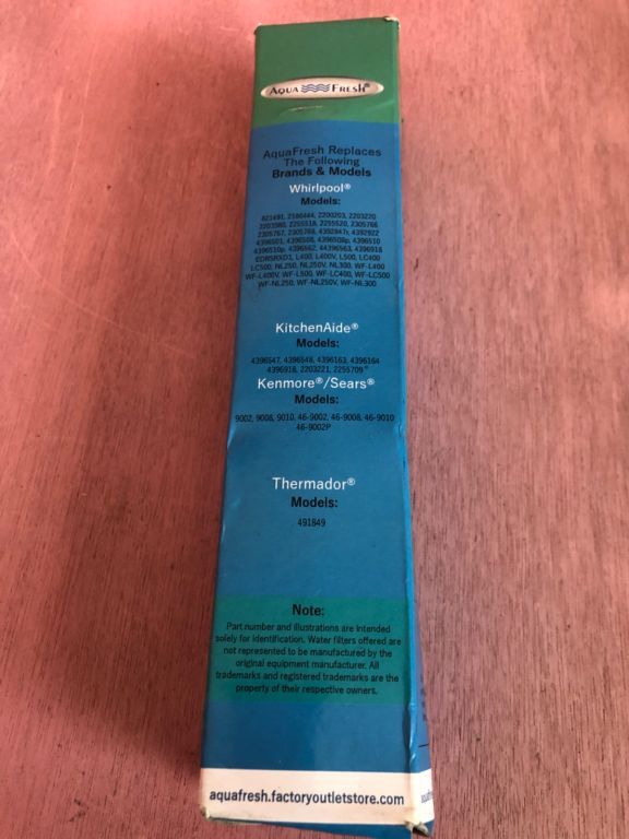 1 Pack Water & ICE Filter 4 Refrigerator Filter Part#EDR4RXD1 Filter