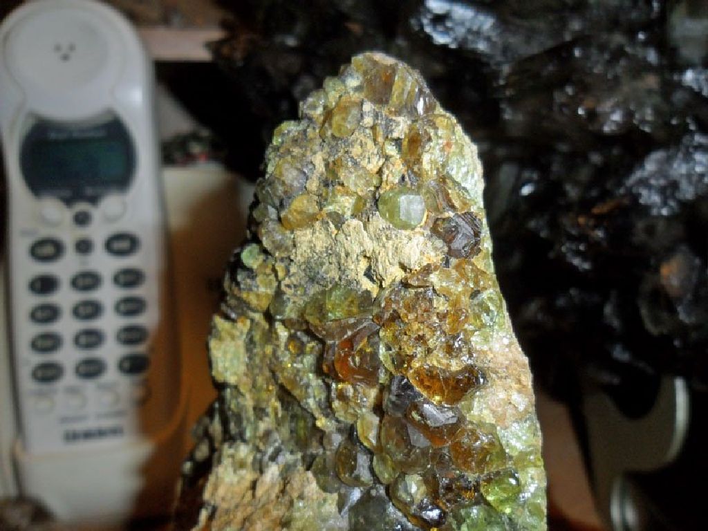 Exceptionally a Gorgeous and Beautiful 412 Grams Natural Green Demantoid Garnet Crystal Gemstone