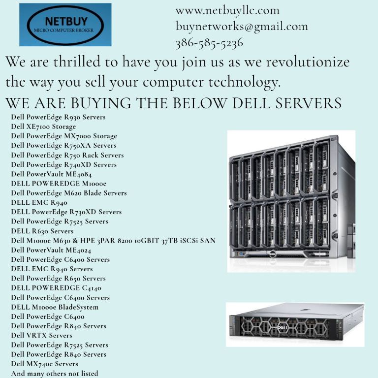 We Want to Buy Your Computer Equipment!