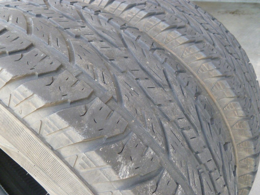 (2) LT285/70R17 used All Terrain Tires