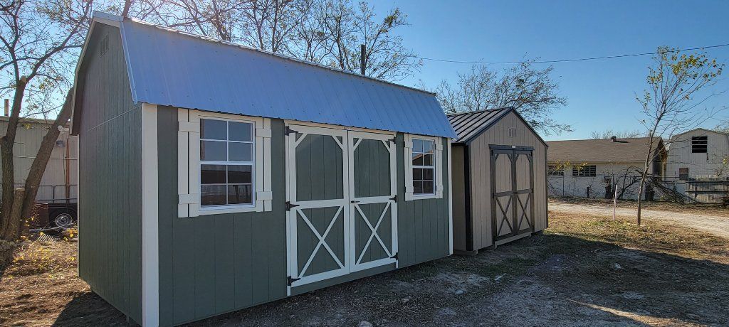 10x16 elite lofted barn storage building