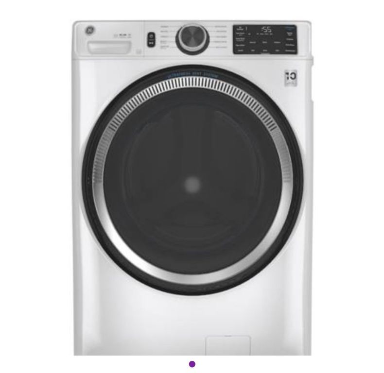 GE - 4.8 CuFt High-Efficiency Stackable Smart Front Load Washer w/UltraFresh Vent System & Microban
