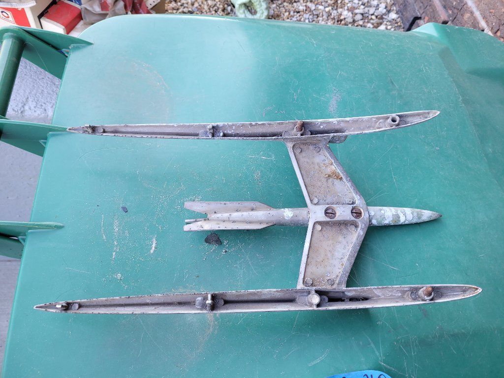 1953 1954 OLDSMOBILE CHROME ROCKET HOOD ORNAMENT ORIGINAL VINTAGE Classic Car