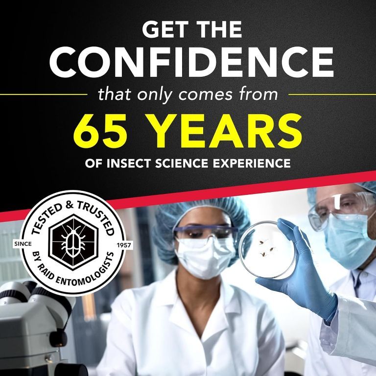 New, Raid Ant & Roach Defense System Spray, Fragrance-Free, Pack Of 2, 2 Available