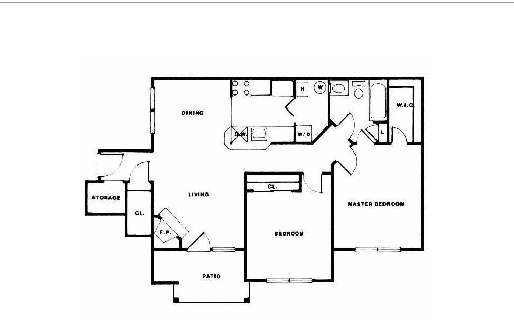 $990 / 2br - 930ft2 - 2 bedroom 1 bath sublet
