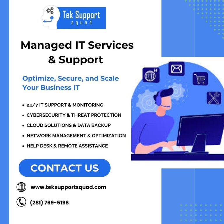 Houston’s Trusted Managed IT Services & Support | TekSupportSquad