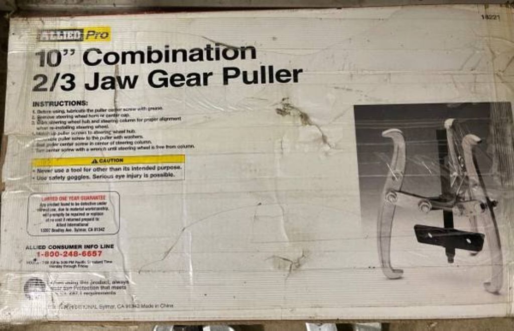 Allied Pro 10-Inch reversible 2 & 3 combination jaw gear puller