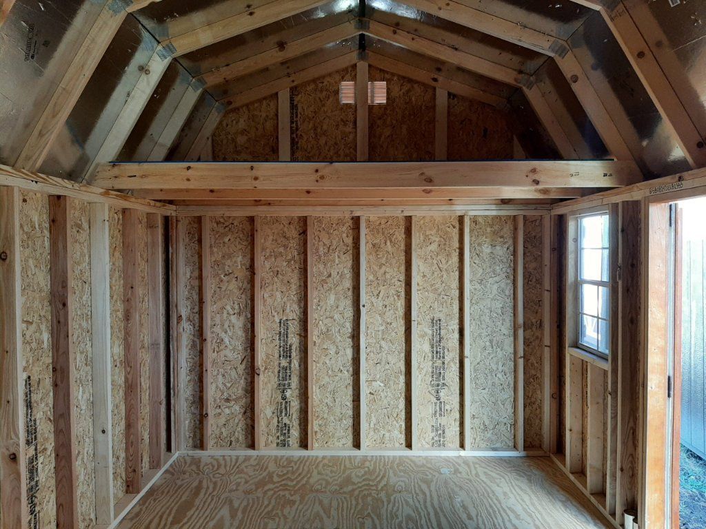 10x16 elite lofted barn storage building