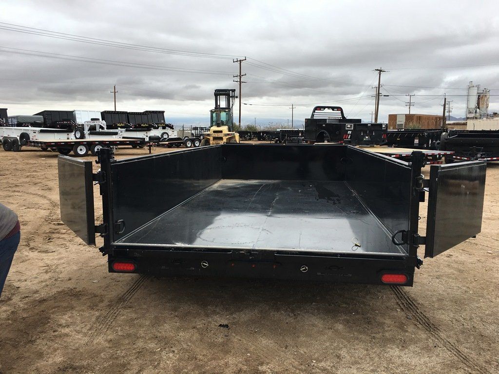 7x14 Low Pro Dump Trailer, Big Tex Low Pro Dump Trailer 14LP-14
