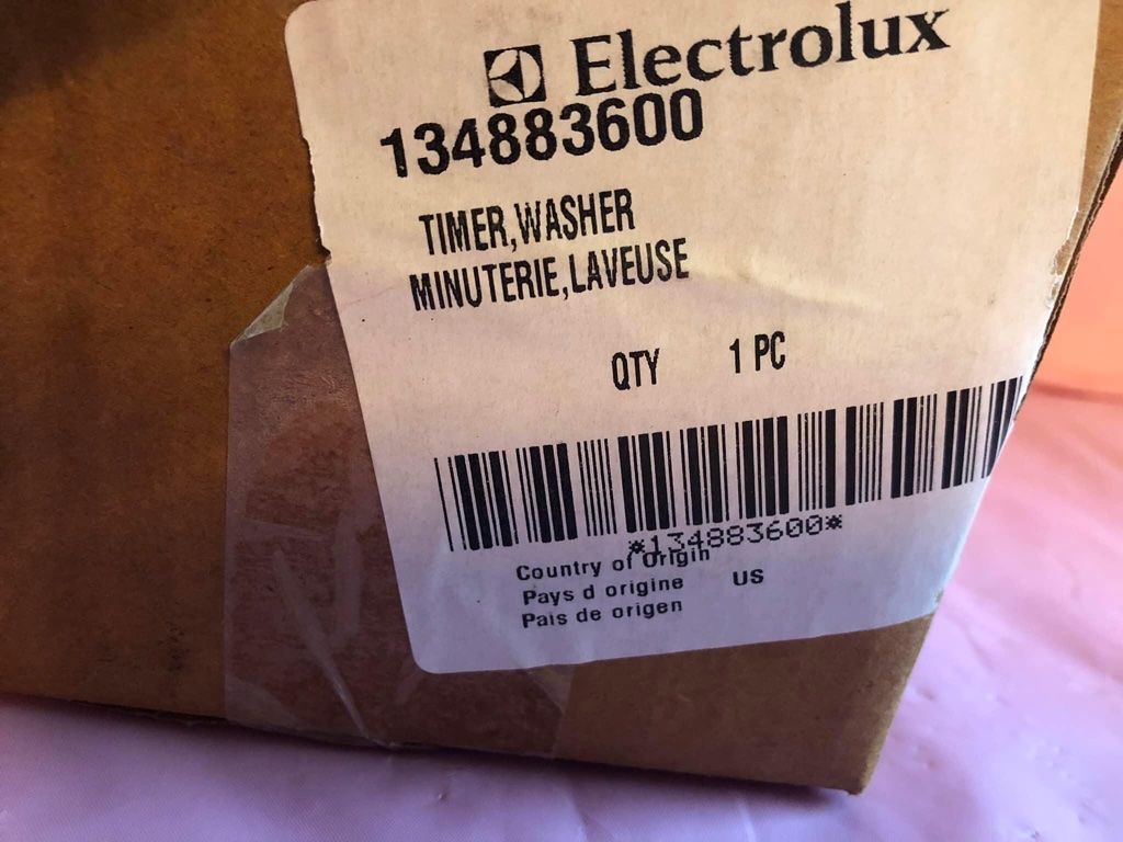 #1216 Frigidaire Washer Timer  Part # 134883600