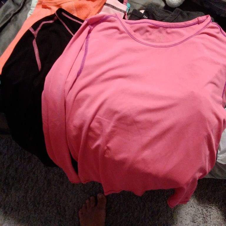 Lightly Used, 2 Misses Danskin Now Activewear Long Sleeve Shirts