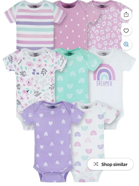 New!  Baby Girl’s Onesies!  $13 Ea.!  Layaway!  All Sizes!