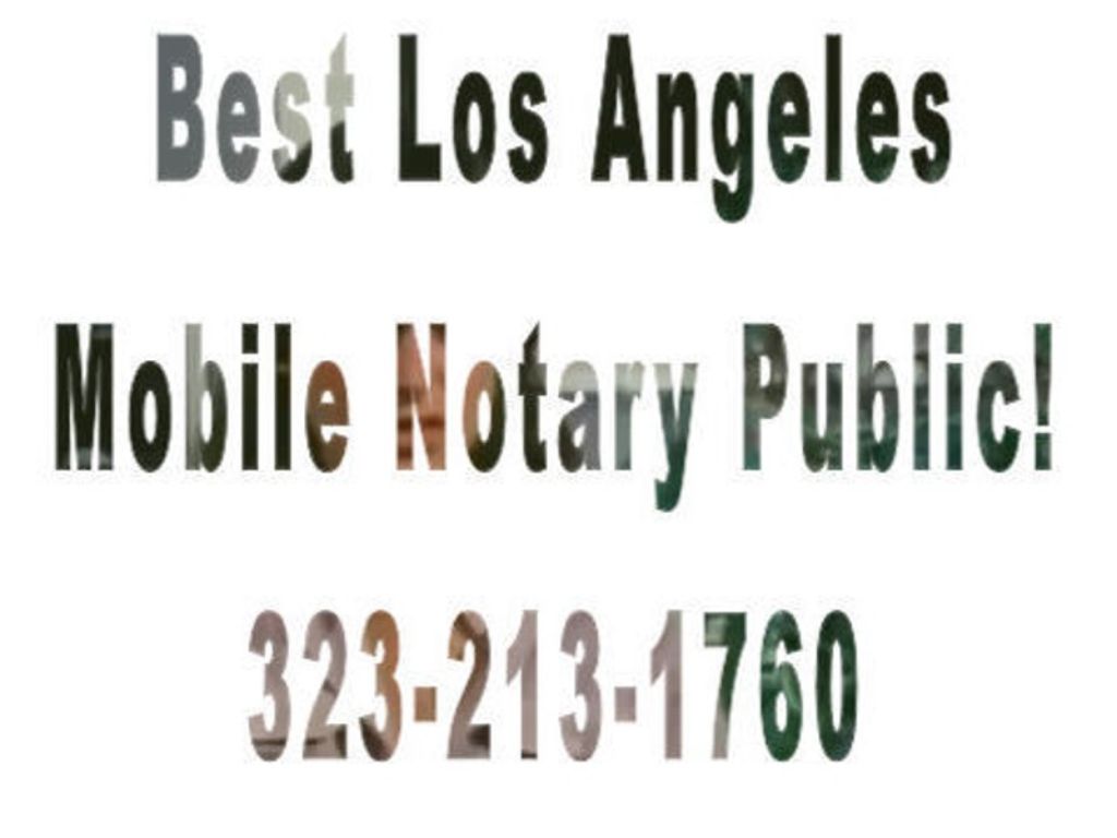 Whittier Mobile Notary Public