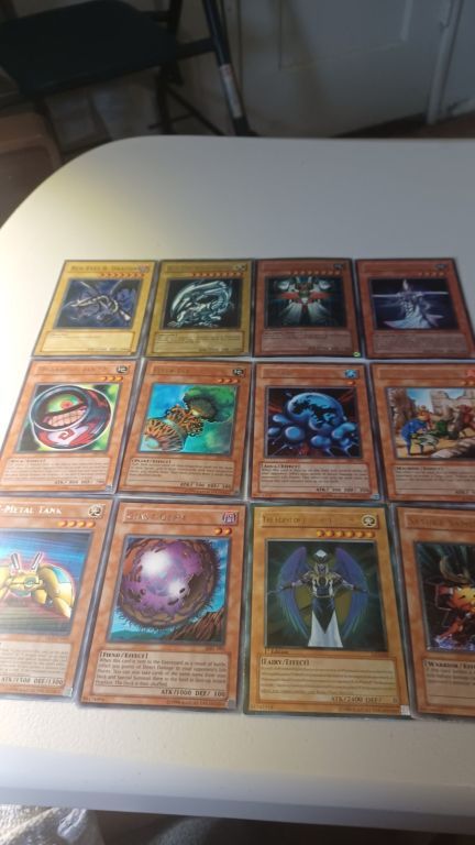 1996 Konami Yu Gi Oh group of 9 cards