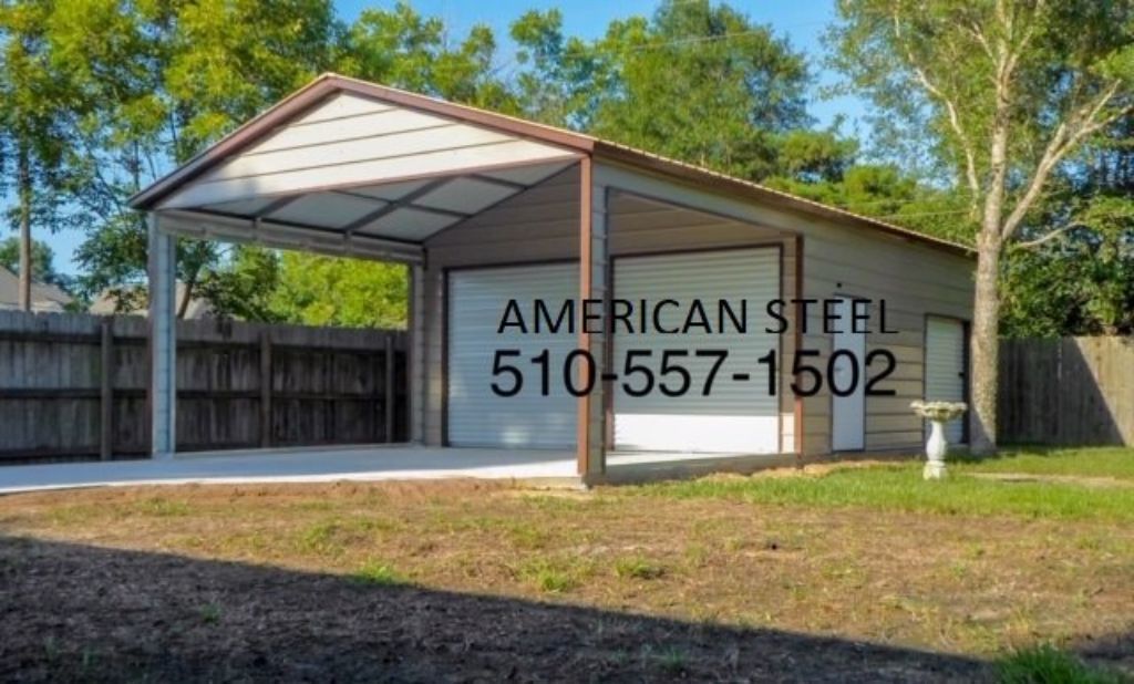 All Metal Shops Garages Barns Tractor covers RV covers