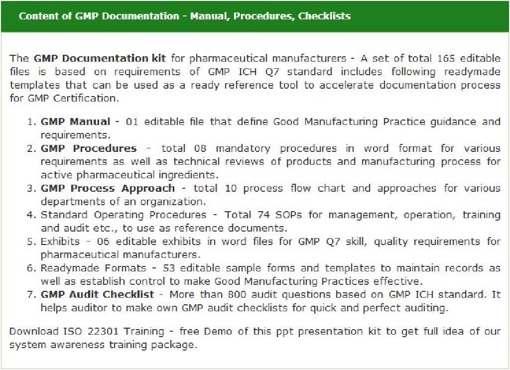 GMP Manual Document - Free Download