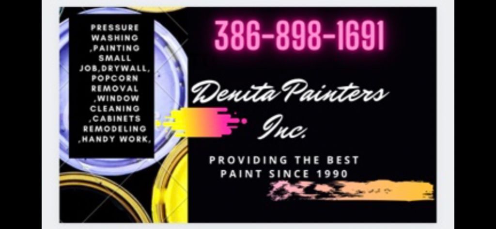 PRESSURE WASHING,PAINTING, POPCORN REMOVAL LLC SERVICE TINA 386-898-1691