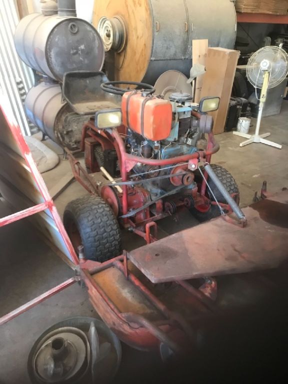 Antique 1960 Yazoo Riding Lawnmower Rare