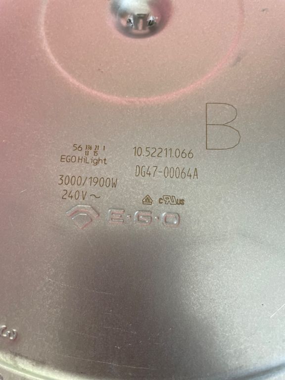 Samsung Radiant Heat Surface Single Element  Part# DG47-00064A