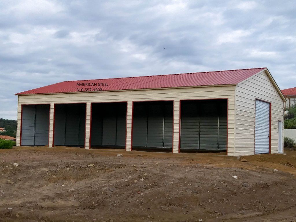 AMERICAN STEEL ALL METAL SHOP'S GARAGE'S RV BOAT & CAR COVER'S