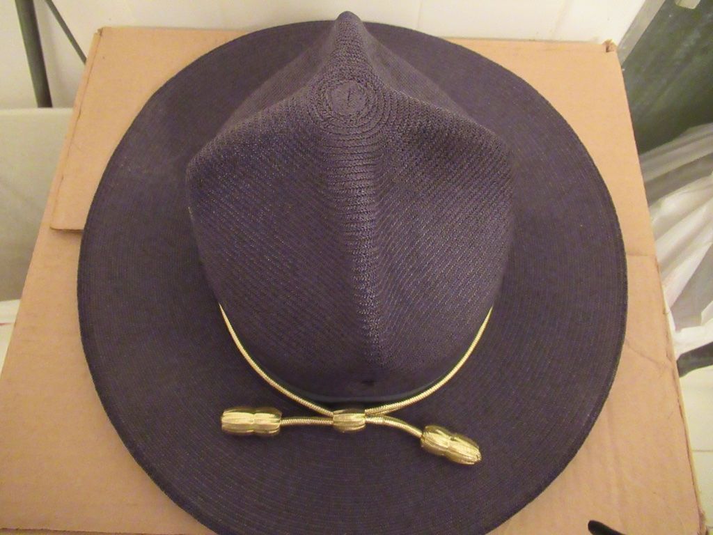 Retired Georgia Trooper/Sheriff Hat, size 7 1/8"-57