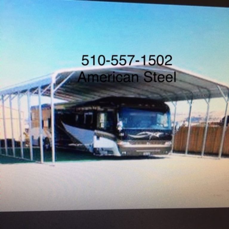 All Metal Shops Garages Barns Tractor covers RV covers