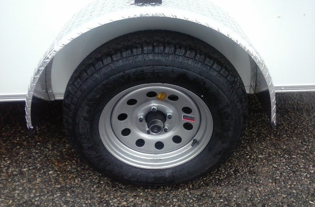 6x12 Enclosed Cargo Trailer V nose W ramp