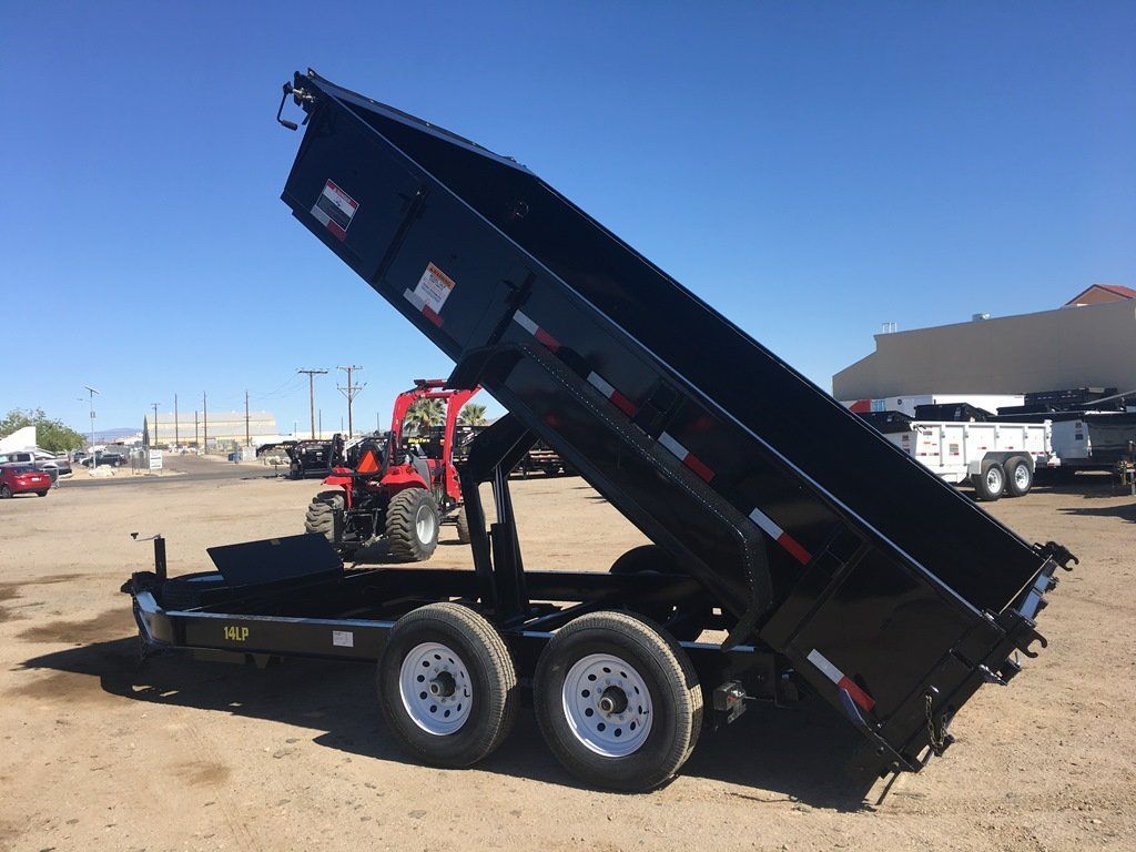 7x14 Low Pro Dump Trailer, Big Tex Low Pro Dump Trailer 14LP-14