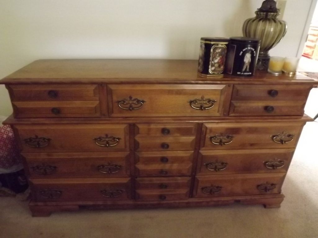 8 Piece Bedroom set - Solid Oak