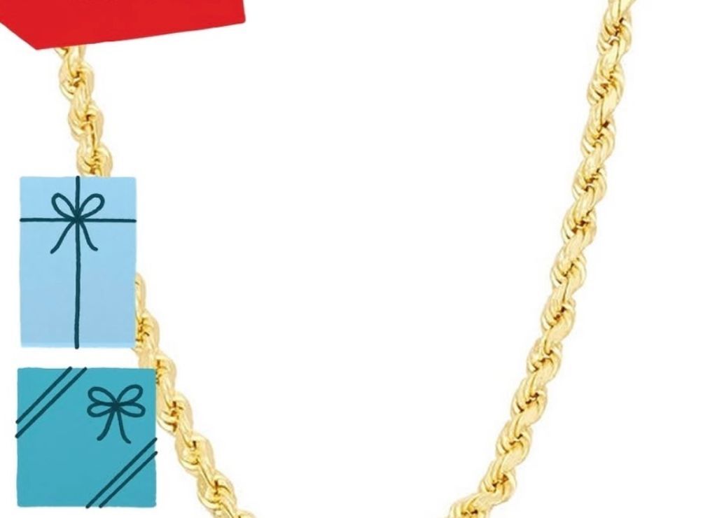 New!  30” Gold Plated Necklaces!  Ask for Pricing on Other Lengths & Widths!  Layaway!