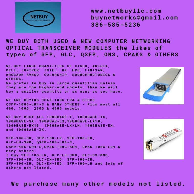 We Want to Buy Your Computer Equipment!