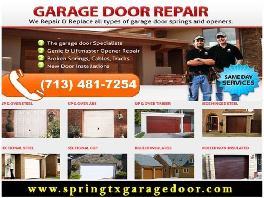 Are you looking #1 Garage Door Repair company in Spring, TX?