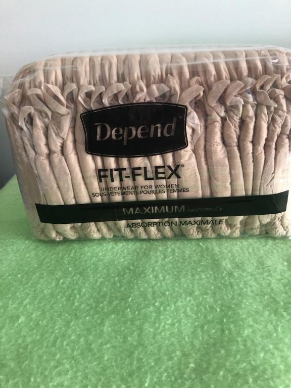 2 Large Boxes of Depends for Women--Size Small